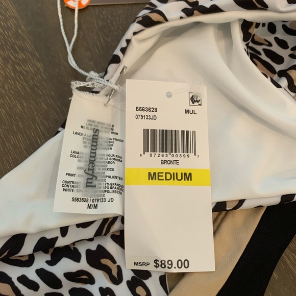 Summerful Captiva Leopard Print Bikini from Everything But Water. NWT. Medium - Picture 3 of 6